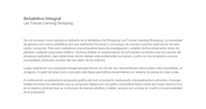 Las Toscas购物中心导视设计