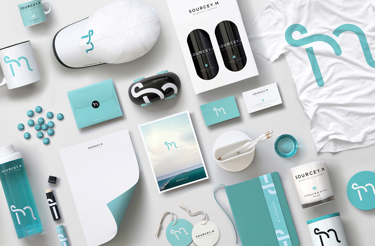 墨尔本Sourcey.M营销机构VI设计