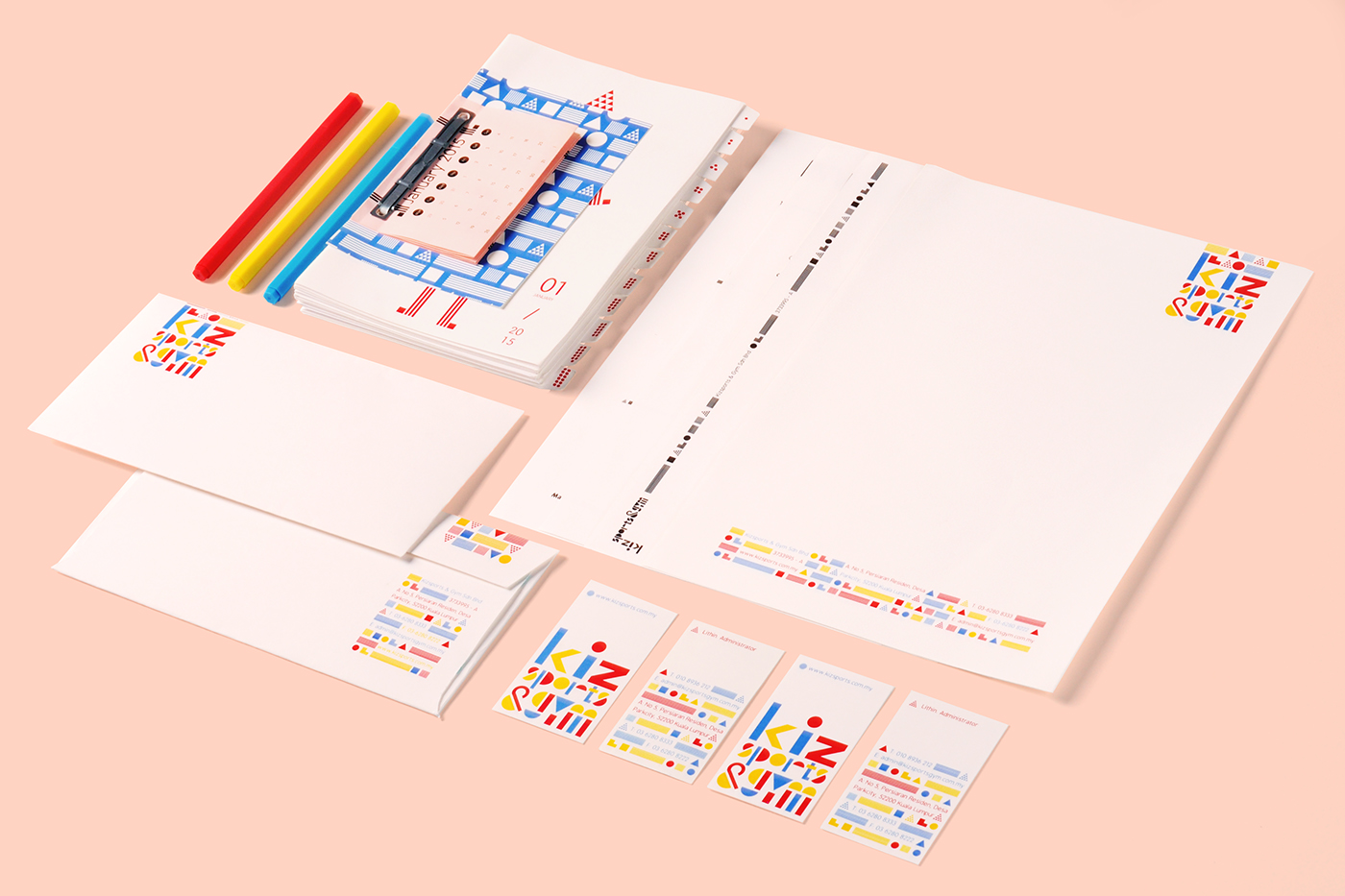 kizsports & Gym儿童发展中心VI设计