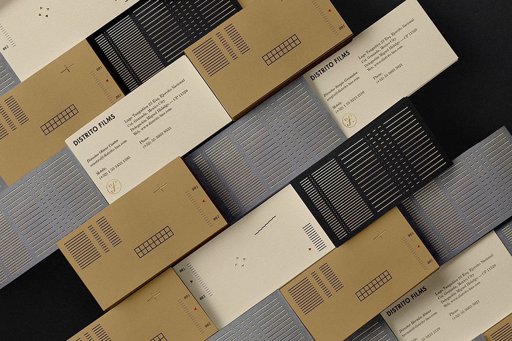 墨西哥Distrito Films电影制作公司品牌VI设计
