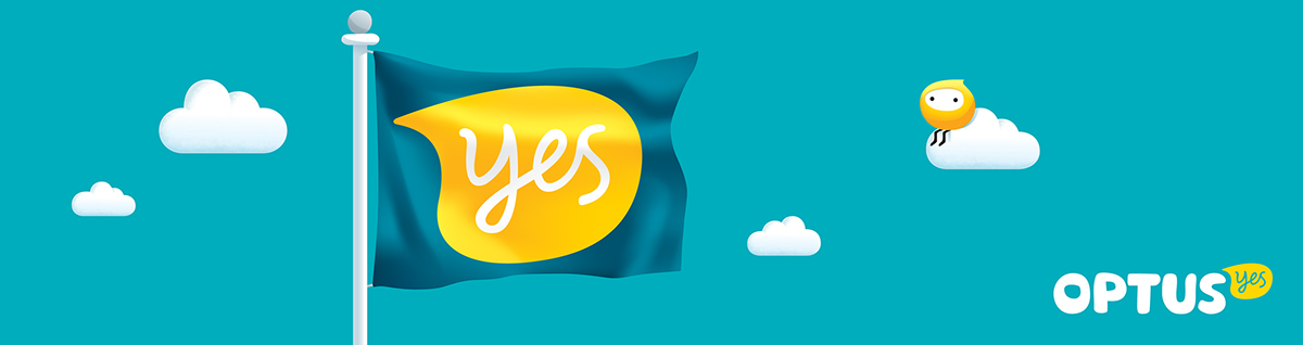 澳大利亚Optus第二大电信公司品牌VI设计