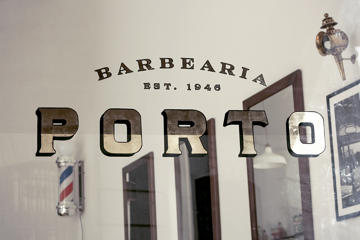葡萄牙Barbearia Porto理发店视觉识别设计