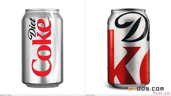 健怡可乐的限量版新形象