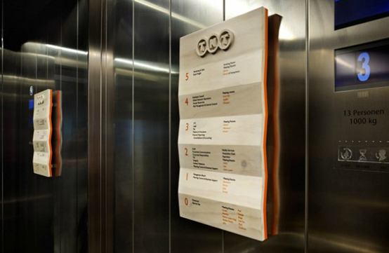 经典导视设计让你感受到大气稳重