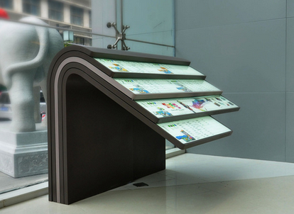 商业导视系统设计里面的广告展板制作