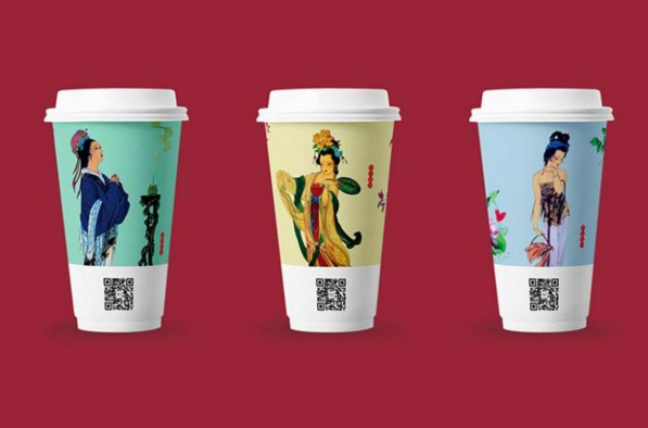 奶茶包装设计的市场!情侣和奶香融合的主题很适合!