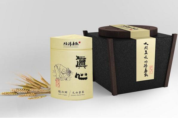 高端大米包装设计的效果设计cheh