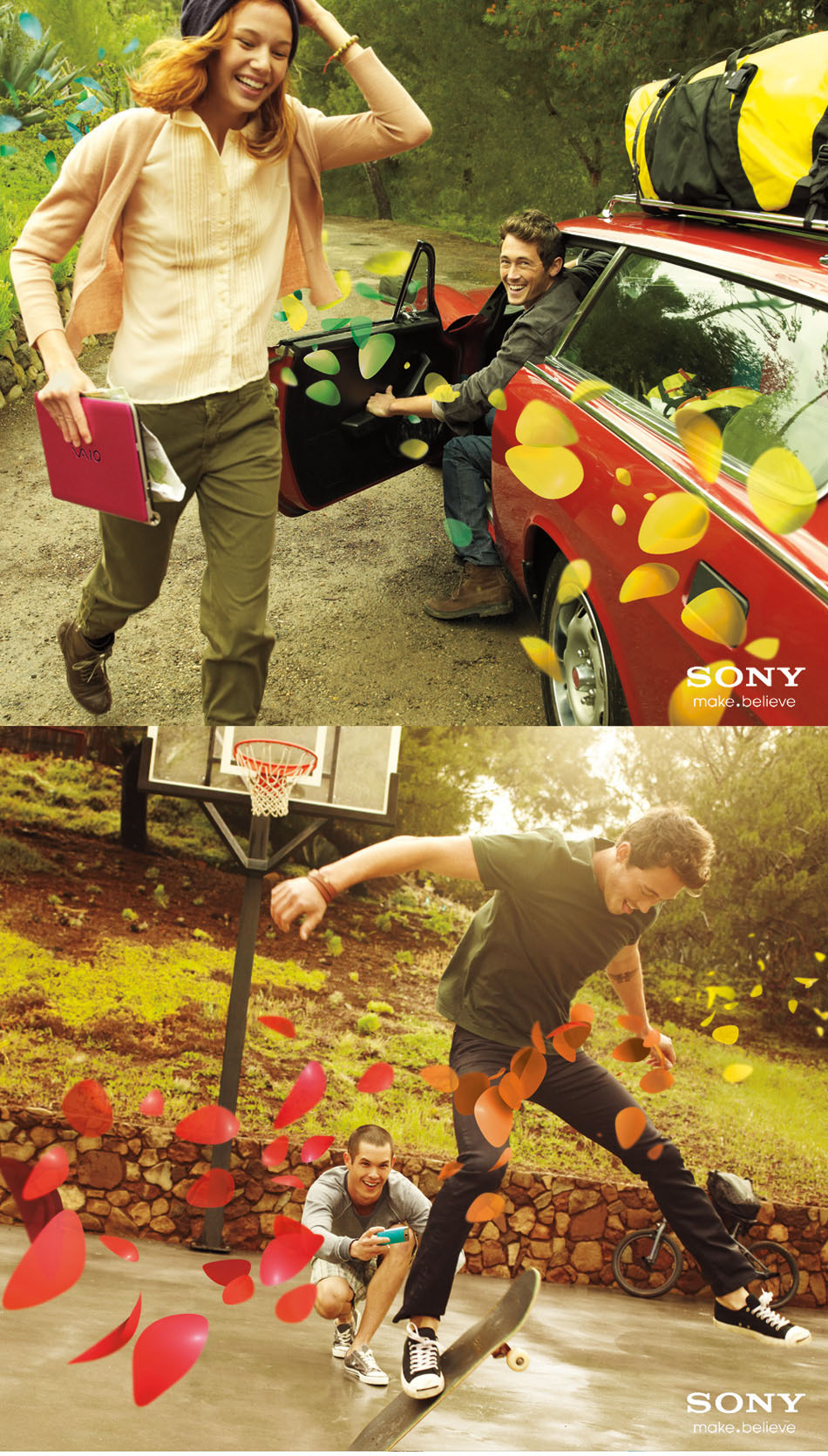 索尼“花瓣”体验店品牌视觉形象设计