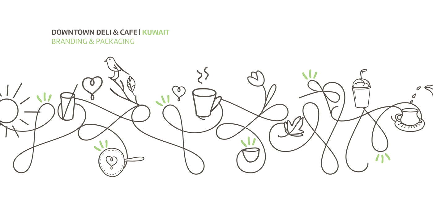 DownTown咖啡馆品牌视觉设计