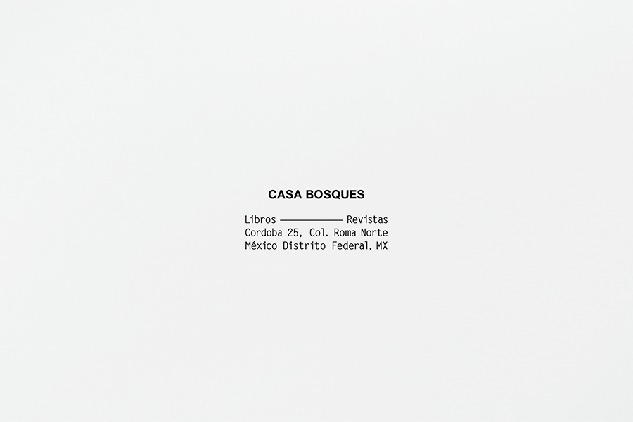 CASA BOSQUES书店品牌设计