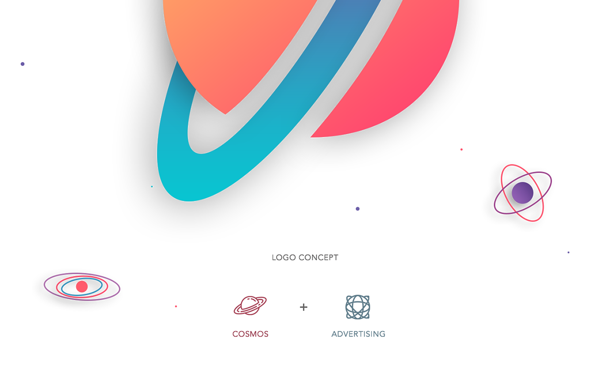 阿联酋cosmos广告公司创意VI设计