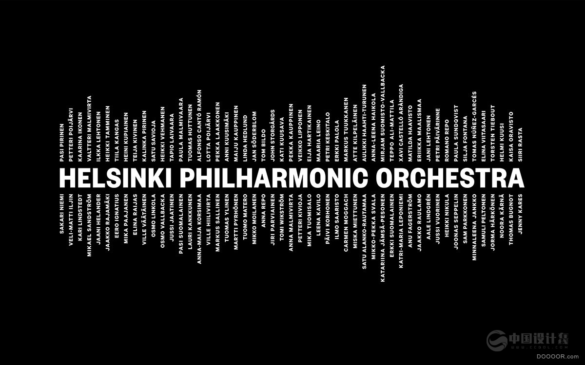 赫尔辛基交响乐团整体品牌加强设计-102个音乐家的力量